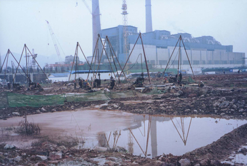 重慶珞璜電廠(chǎng)鉆孔灌注樁基礎施工